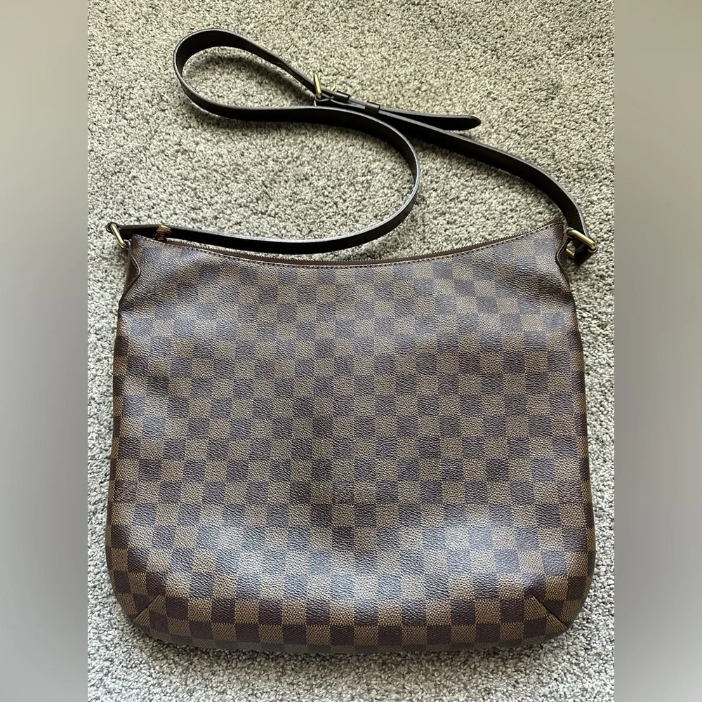 Authentic Louis Vuitton Damier Ebene Bloomsbury GM Large Crossbody Bag RETIRED - Picture 5 of 14